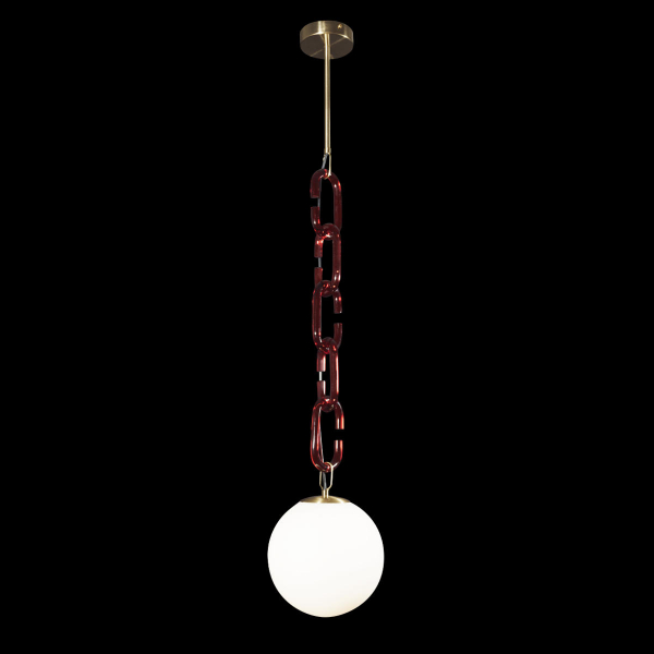10128P Red Подвесной светильник LOFT IT Chain, изображение 2