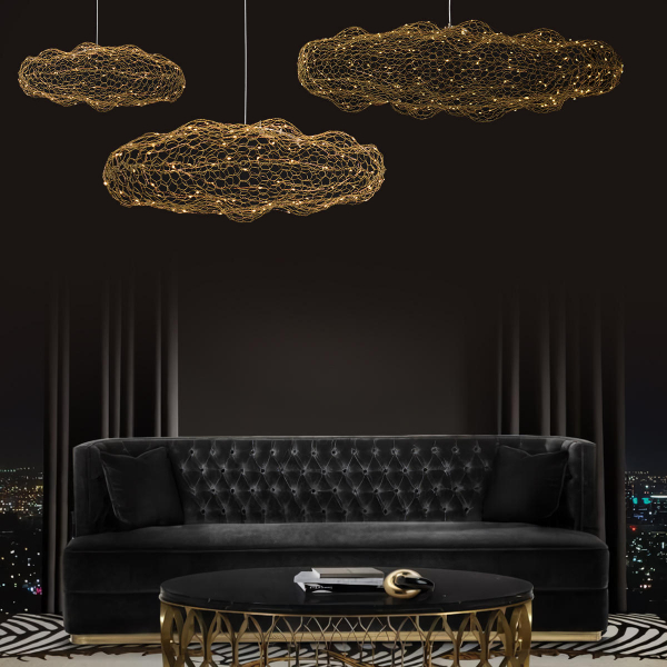 10247/350 Gold Подвесной светильник LOFT IT Cloud, изображение 5