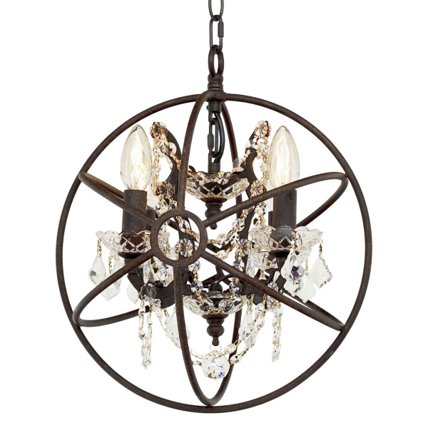 LOFT1897/4 Подвесная люстра LOFT IT Foucaults orb crystal, изображение 2