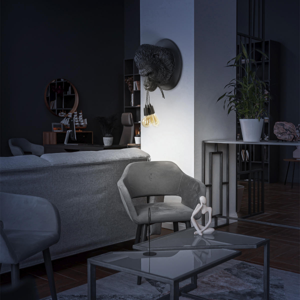 10178 Black Настенный светильник LOFT IT Gorilla, изображение 7