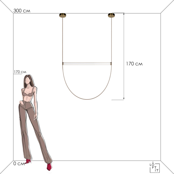 10221/1700 Подвесной светильник LOFT IT Liana, изображение 8