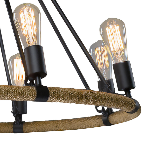 LOFT1861/8 Подвесная люстра LOFT IT Rope filament, изображение 3