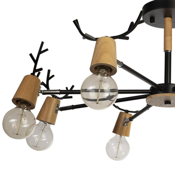 10024/8 Black Люстра на штанге LOFT IT Sven, изображение 3
