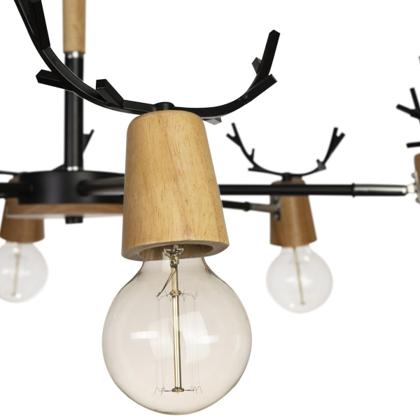 10024/6 Black Люстра на штанге LOFT IT Sven, изображение 3