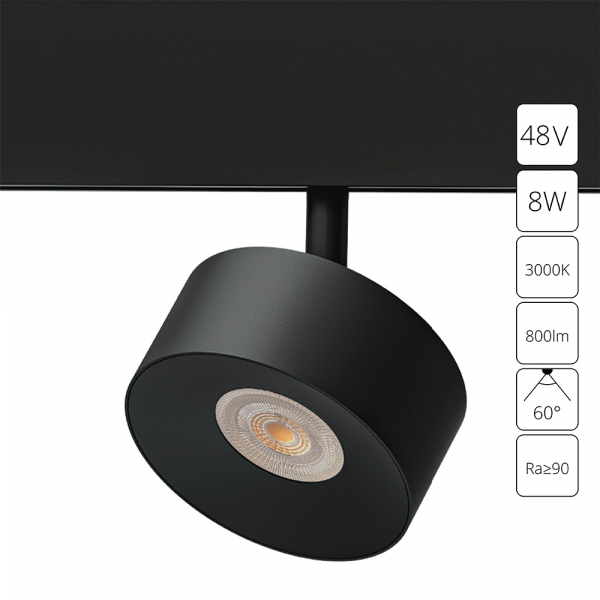 Трек A4781PL-1BK LINEA 48V 8W 3000K