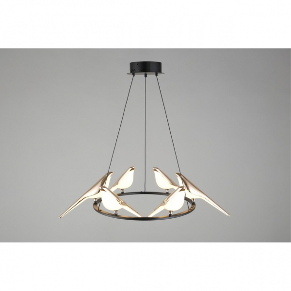 Люстра APL.822.03.60 ASTOR черн/зол LED 60W 3000K, изображение 4