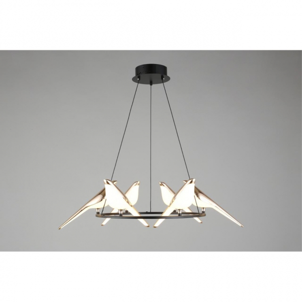 Люстра APL.822.03.60 ASTOR черн/зол LED 60W 3000K, изображение 3