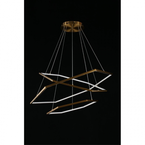 Люстра APL.021.03.136 POLUNIA бронза LED D100cm 136W 3000K, изображение 10