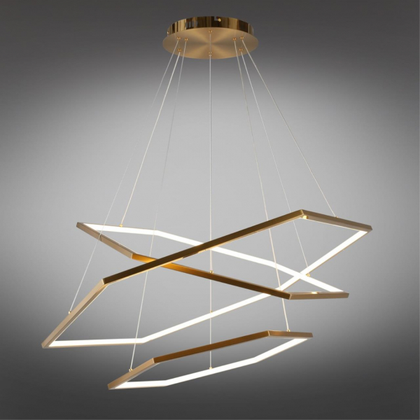 Люстра APL.021.03.136 POLUNIA бронза LED D100cm 136W 3000K, изображение 4