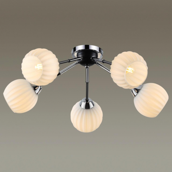 4593/5C COMFI хром, черный Люстра Потолочная E27 5*40W 220V DANIKA., изображение 2