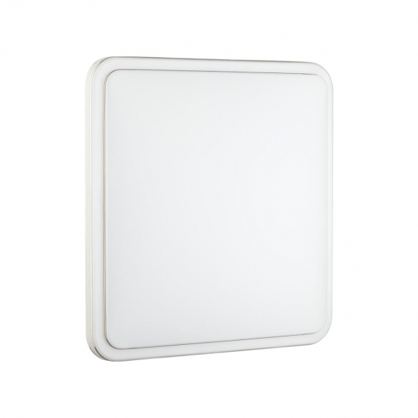7613/DL PALE SN 034 Светильник пластик/белый/серебристый/золотой LED 48Вт c ДУ 3000-6300К 440x440 IP43 пульт ДУ SEVA, изображение 6