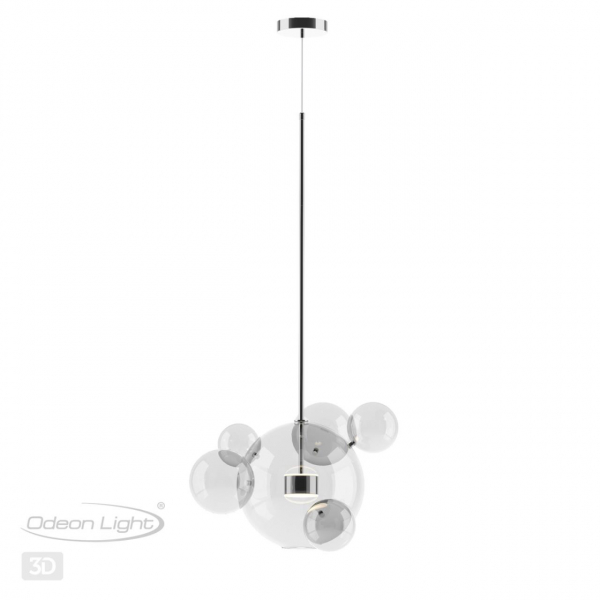 4802/12LB L-VISION ODL21 325 хром/прозрачный Подвес LED 12W 4000K BUBBLES, изображение 5