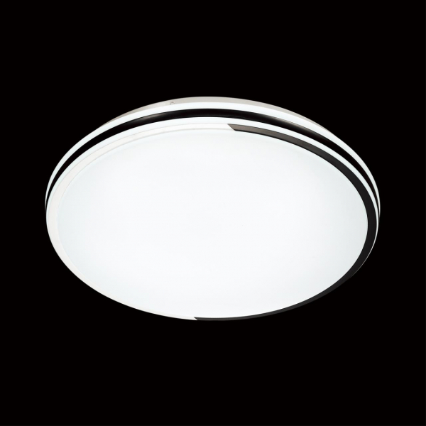 3057/DL PALE SN 012 Светильник пластик/белый/черный LED 48Вт 3000-6300К D380 IP43 пульт ДУ KEPA, изображение 2