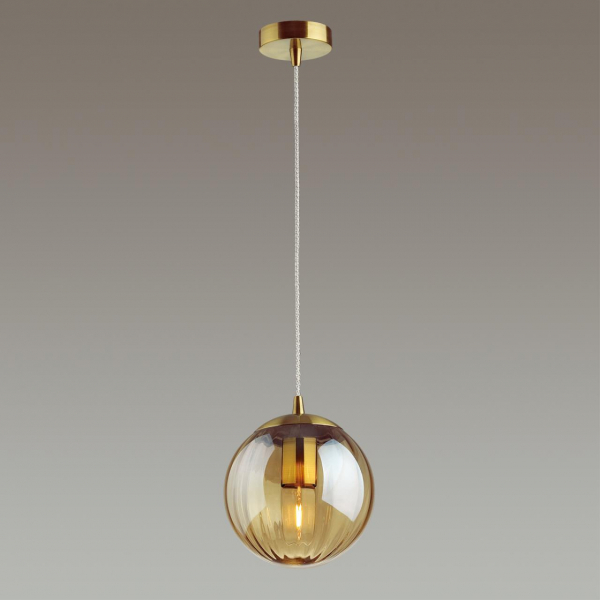 4758/1 PENDANT ODL21 353 янтарный/бронзовый Подвес E27 60W KATA, изображение 2