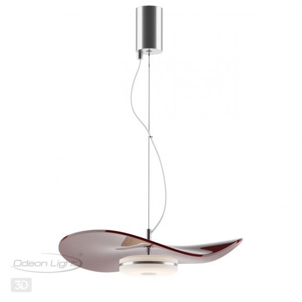 4857/13L L-VISION ODL_EX21 65 никель/черничный/стекло Подвес LED 1*13W 3500K FLUENT, изображение 7