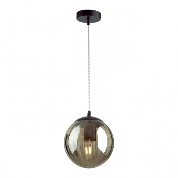 4757/1 PENDANT ODL21 353 дымчатый/черный Подвес E27 60W KATA