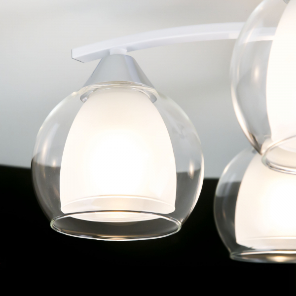 Citilux Кристи CL152150 Люстра потолочная Белая Хром, изображение 7
