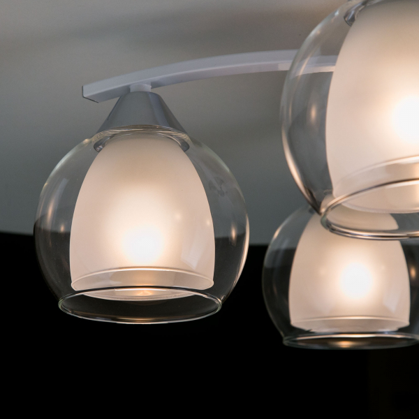 Citilux Кристи CL152150 Люстра потолочная Белая Хром, изображение 8