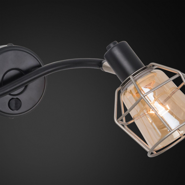 Citilux Таверна CL542521 Спот поворотный с выключателем Чёрный, изображение 2