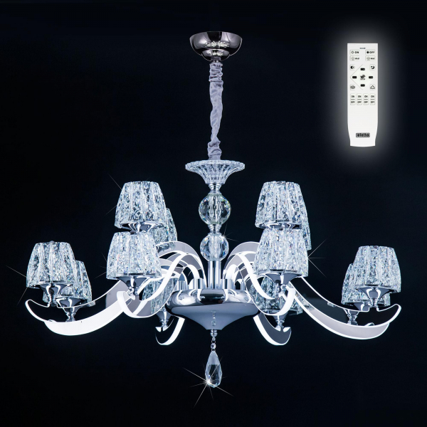 Eletto Montserrat EL338P12 LED Люстра хрустальная с пультом, изображение 7