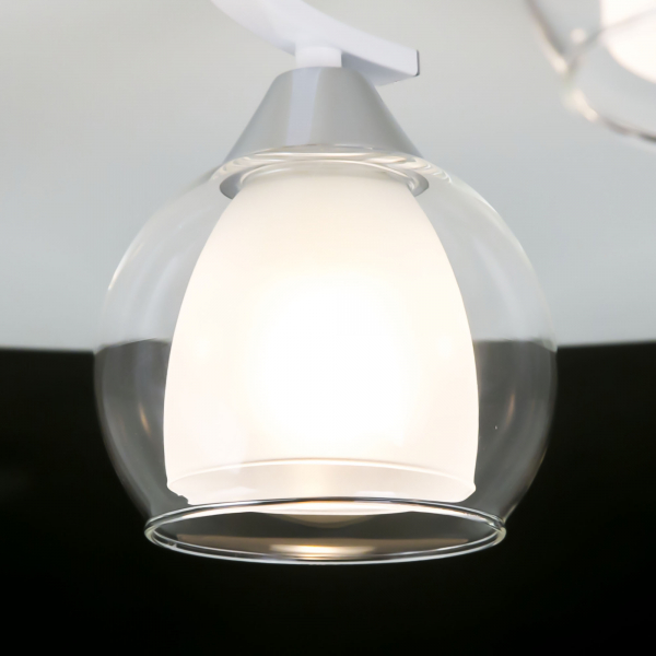 Citilux Кристи CL152150 Люстра потолочная Белая Хром, изображение 6