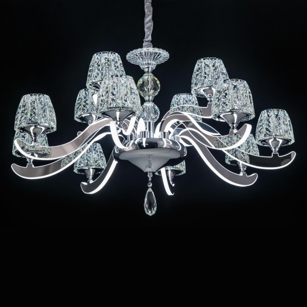 Eletto Montserrat EL338P12 LED Люстра хрустальная с пультом, изображение 5