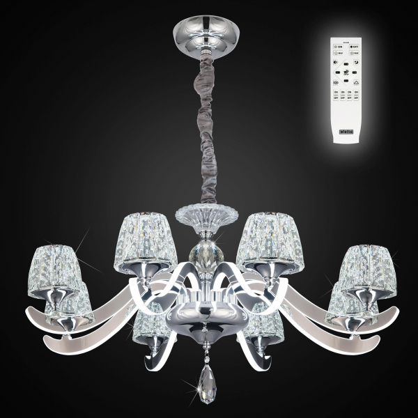 Eletto Montserrat EL338P08 LED Люстра хрустальная с пультом, изображение 4