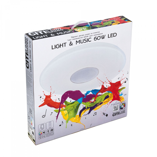 Citilux Light & Music CL703M61 Люстра музыкальная с пультом, изображение 11