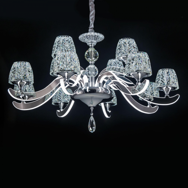 Eletto Montserrat EL338P12 LED Люстра хрустальная с пультом, изображение 2
