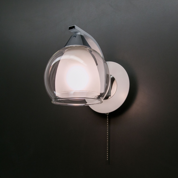 Citilux Кристи CL152310 Бра с выключателем Белое Хром, изображение 3