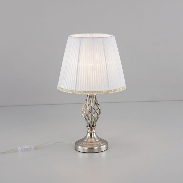 Citilux Вена CL402811 Настольная лампа с абажуром Хром, изображение 8