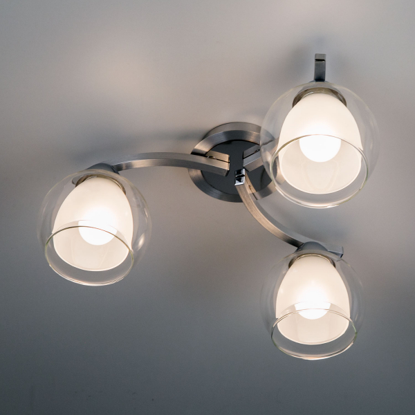 Citilux Кристи CL152137 Люстра потолочная Алюминий Хром, изображение 6