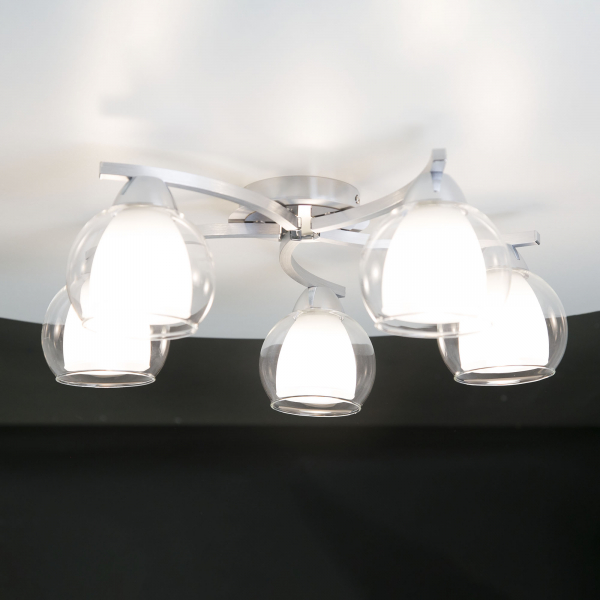 Citilux Кристи CL152157 Люстра потолочная Алюминий Хром, изображение 2