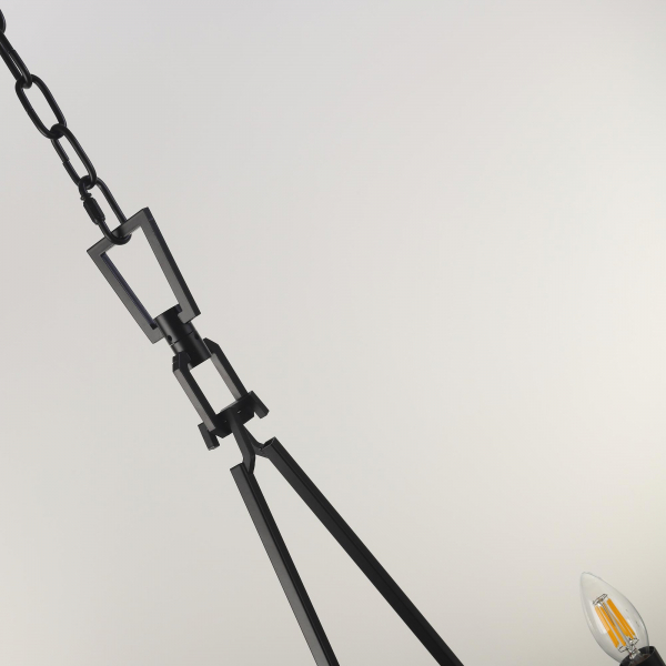 Citilux Маркиз CL471265 Люстра замковая подвесная Чёрная, изображение 6