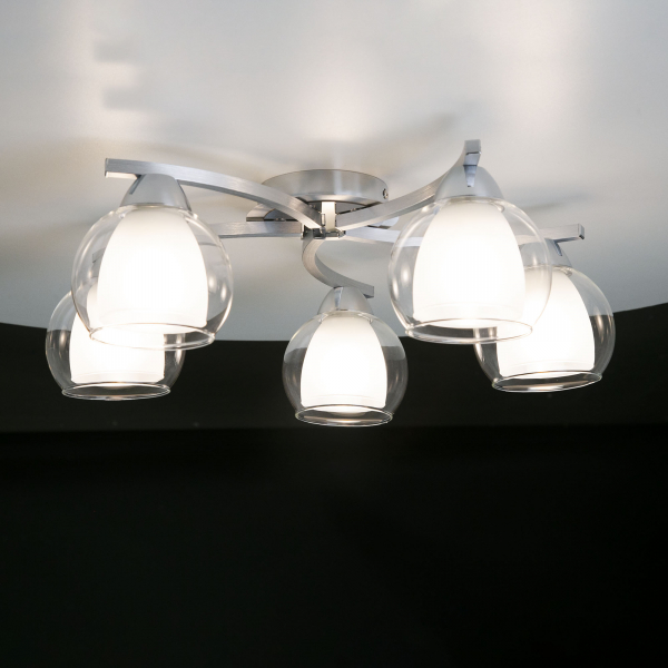 Citilux Кристи CL152157 Люстра потолочная Алюминий Хром, изображение 3
