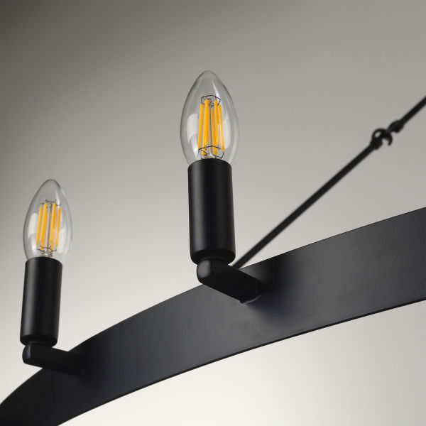 Citilux Смитсон CL470112 Люстра замковая подвесная Чёрная, изображение 9