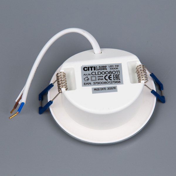 Citilux Акви CLD008011 Встраиваемый светильник влагозащищенный Хром, изображение 3