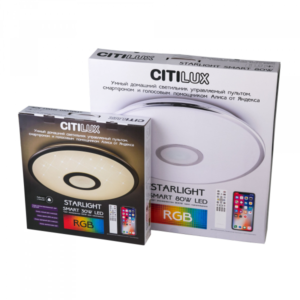 Citilux Старлайт Смарт CL703A30G Умная люстра Хром, изображение 20