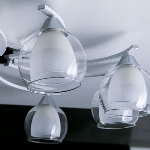 Citilux Кристи CL152180 Люстра потолочная Белая Хром, изображение 9