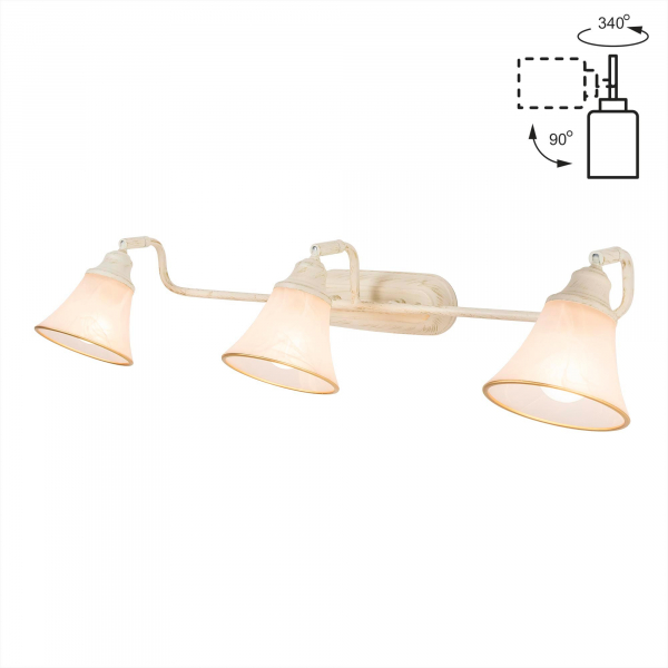 Citilux Прованс CL511534 Спот поворотный Белый с патиной, изображение 13