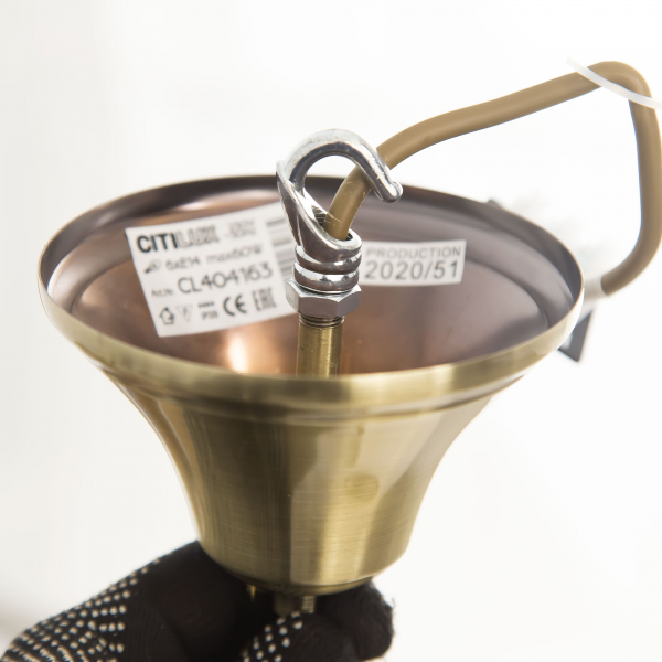 Citilux Кармен CL404153 Люстра подвесная Бронза, изображение 15