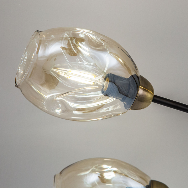 Citilux Монтана CL117185 Люстра на штанге Чёрная, изображение 3
