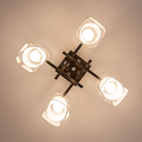 Citilux Диез CL111141 Люстра потолочная Чёрная, изображение 4