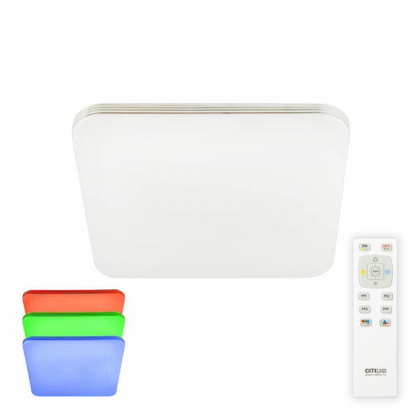 Citilux Симпла CL714K330G RGB Люстра светодиодная с пультом, изображение 19