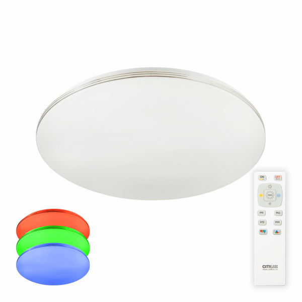 Citilux Симпла CL714480G RGB Люстра светодиодная с пультом, изображение 18