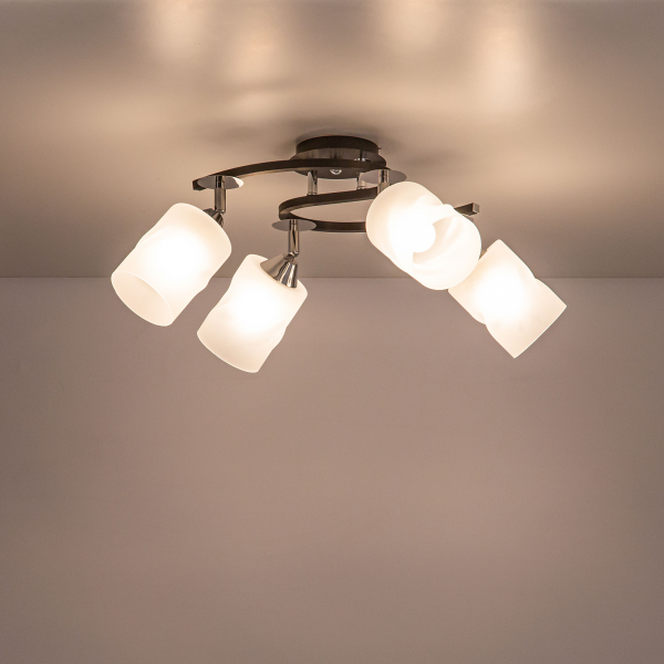 Citilux Сиерра CL119241 Люстра с поворотными плафонами Чёрная, изображение 4