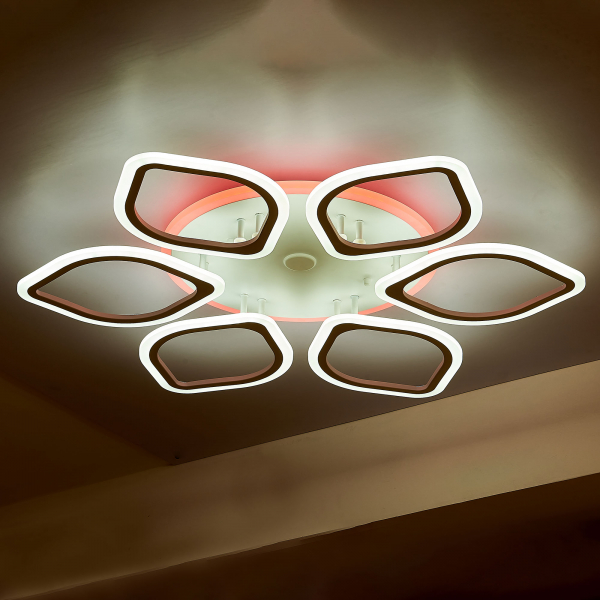 Citilux Ромби Смарт CL236A160E RGB Умная люстра Белая, изображение 5