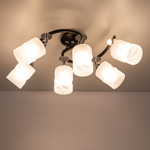 Citilux Сиерра CL119261 Люстра с поворотными плафонами Чёрная, изображение 6