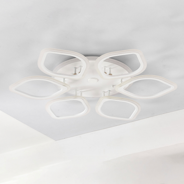 Citilux Ромби Смарт CL236A160E RGB Умная люстра Белая, изображение 4