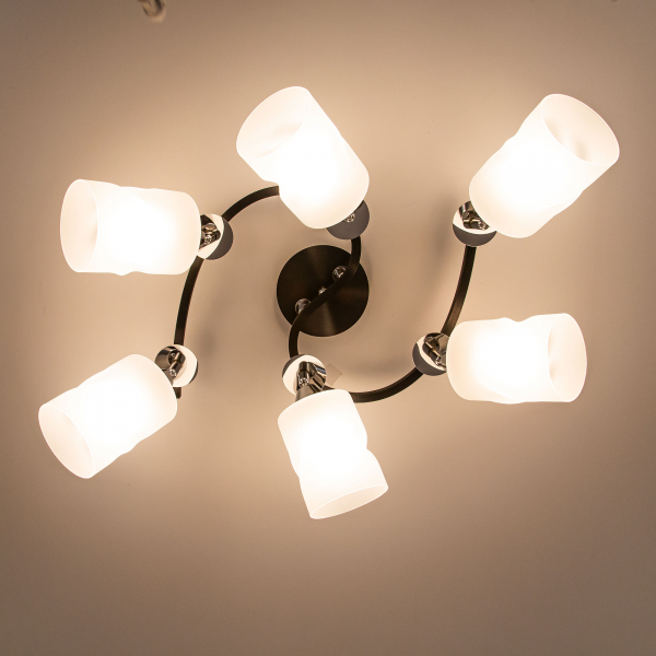 Citilux Сиерра CL119261 Люстра с поворотными плафонами Чёрная, изображение 11